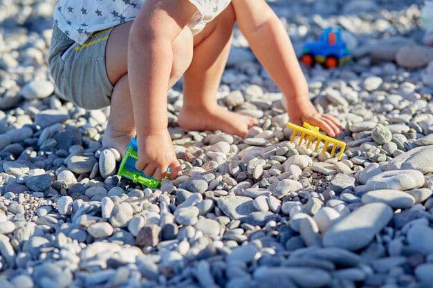 Child in nature — sensory nourishment